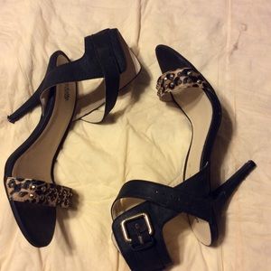 Leopard and black Charlotte Russe heels